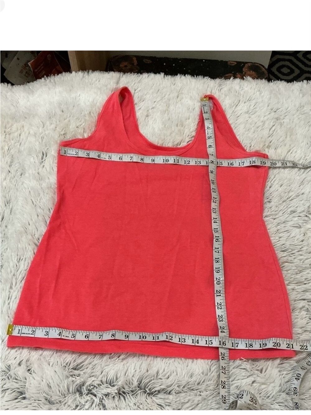 Maurices Tank Top Bundle (3) coral cream & patterned  XL Casual Basic Layering - Picture 8 of 8